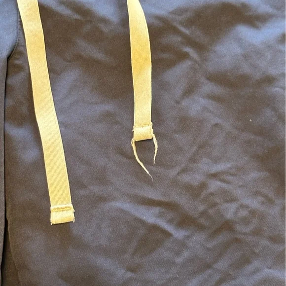 Navy Blue Resurge High Waisted Wide Leg Scrub Pants - Picture 2 of 4